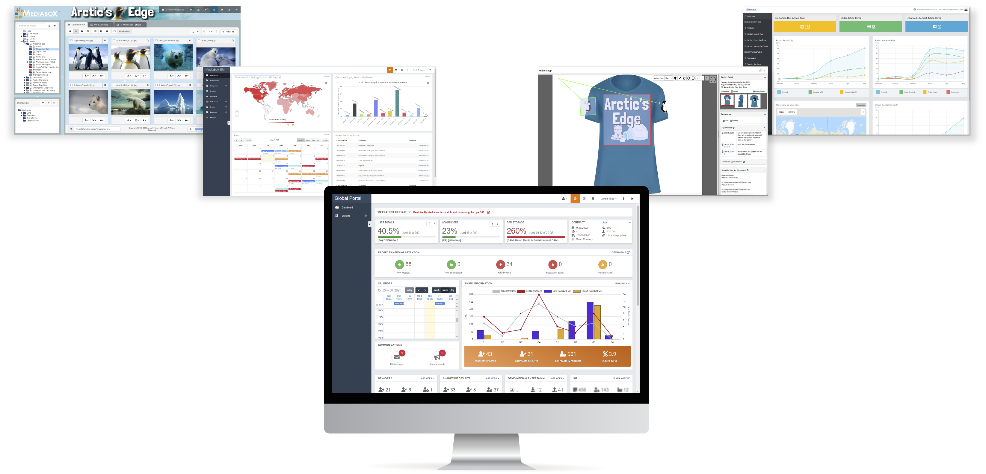 Monitor with flyout screenshotsAPPAREL EDITION