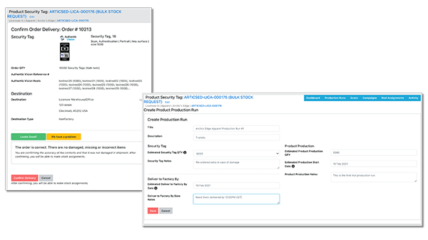 SM-ProductionFulfillment security tag management software