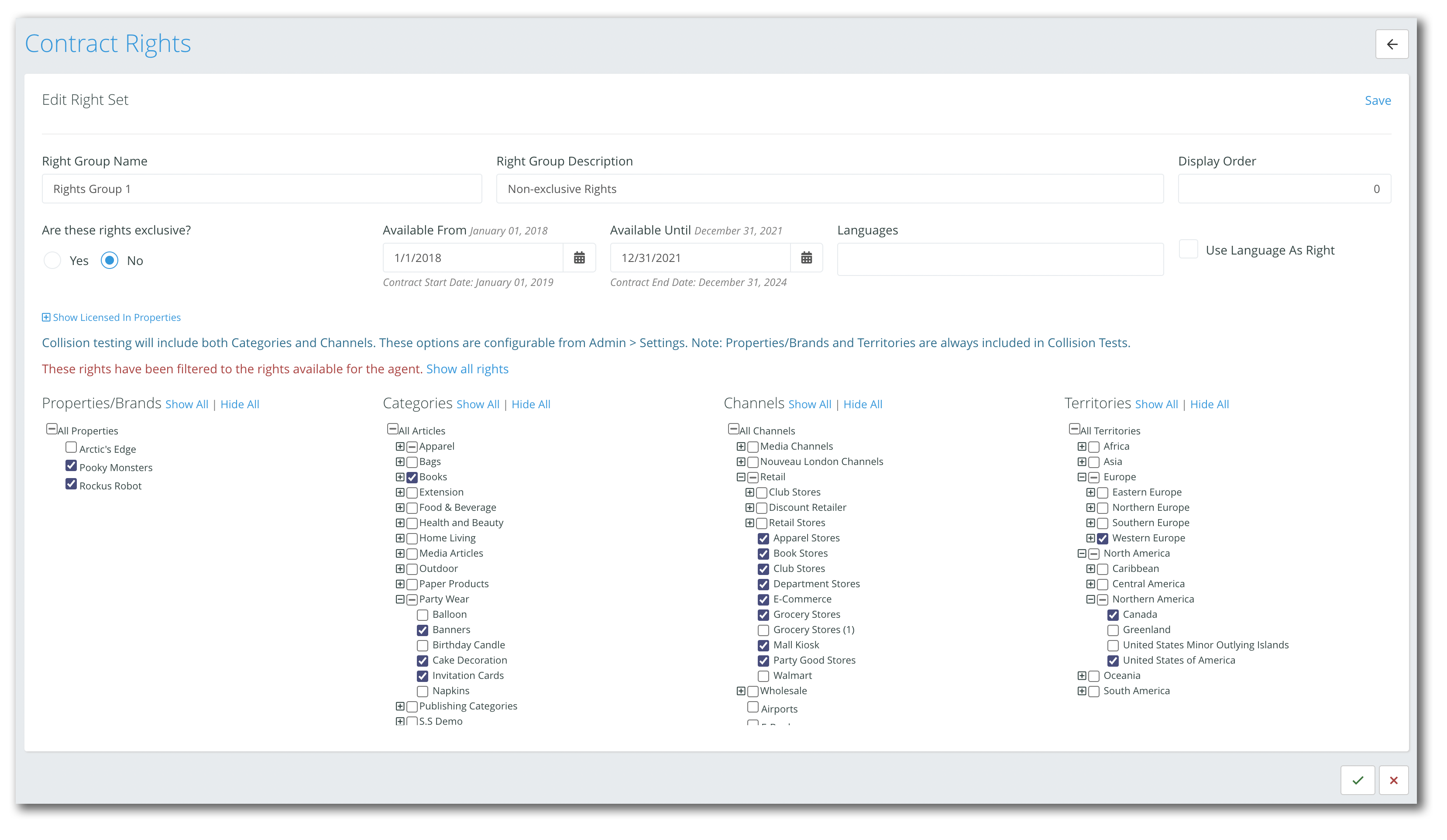 Rights Group Mediabox-RM Rights Management