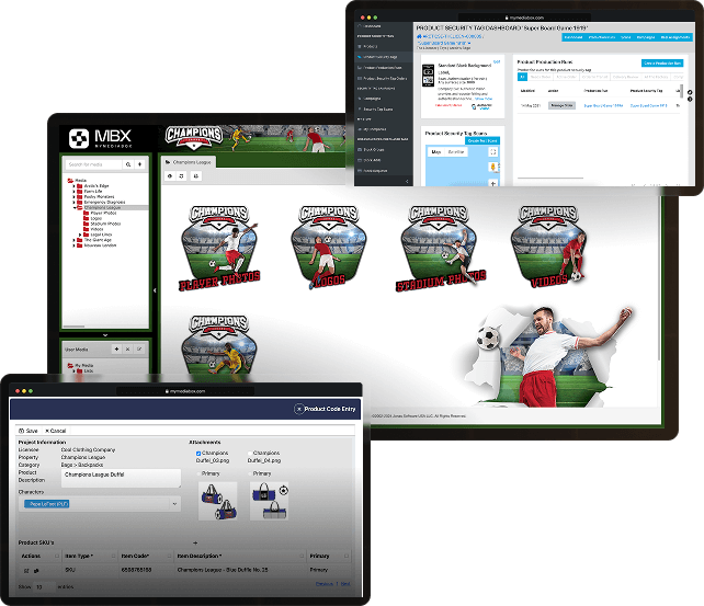 Sports Licensing Software screenshots