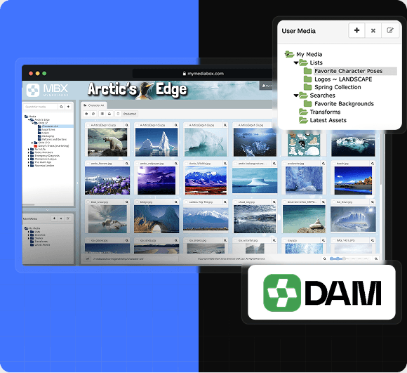 Digital Asset Management Software screenshots